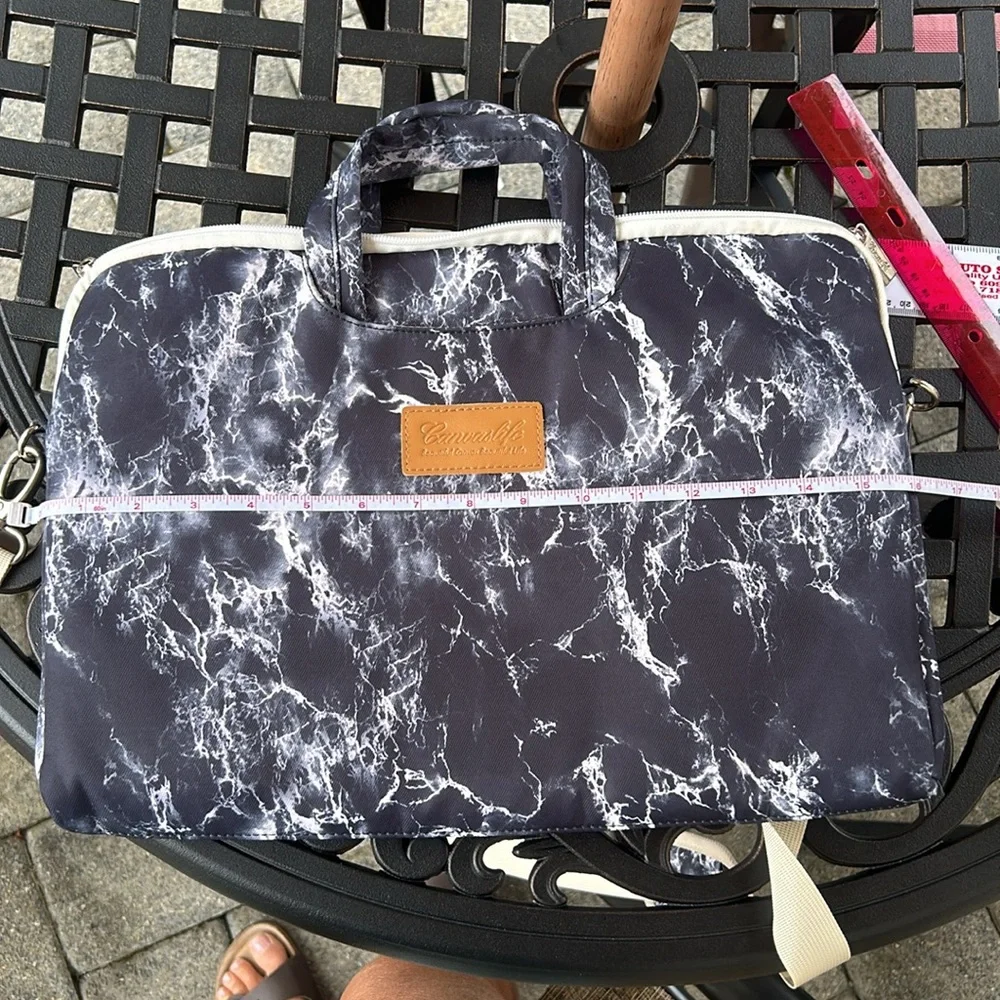 Canvas Life Laptop Bag with Detachable Shoulder Strap